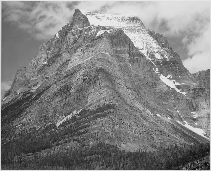 Full view of mountain, 
