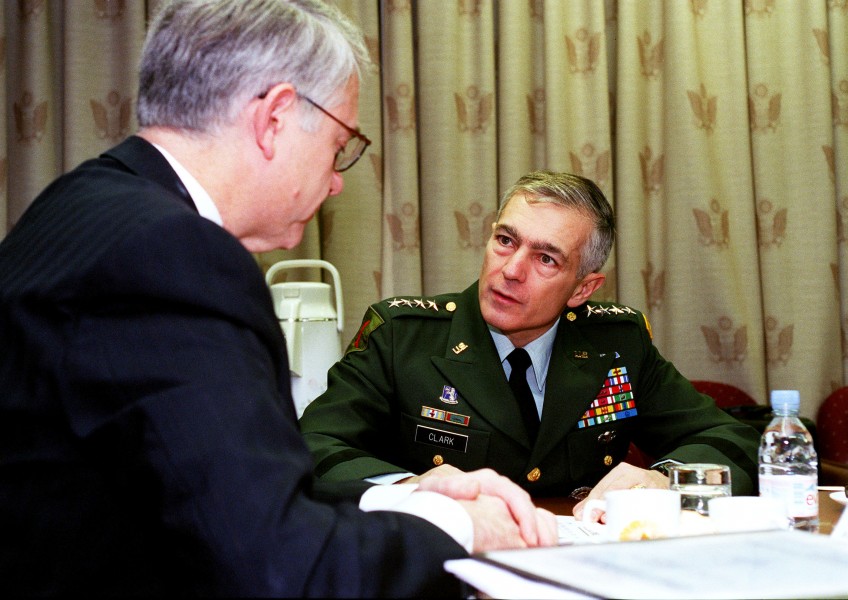 General Clark meeting with Asst Secretary of Defense Hamre, Dec 1998