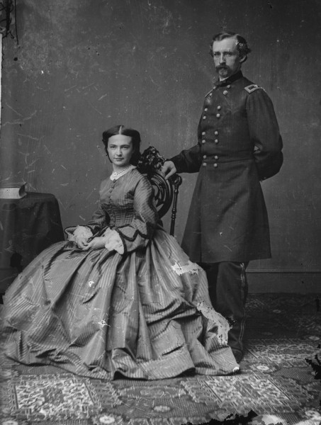 George Armstrong Custer and Elizabeth Bacon Custer - Brady-Handy