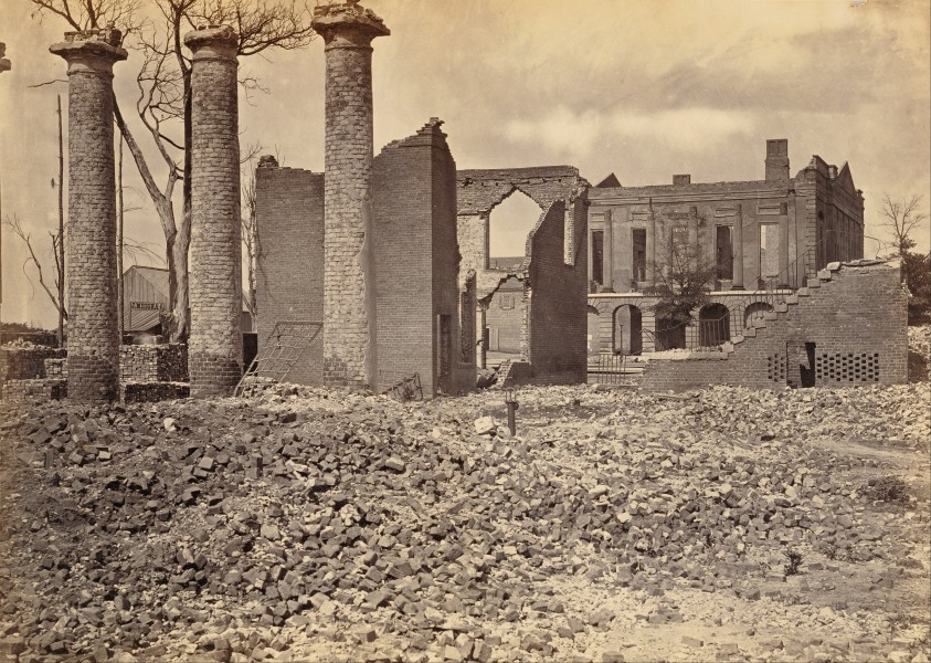 George N. Barnard (American - Ruins in Columbia, S.C. No. 2 - Google Art Project