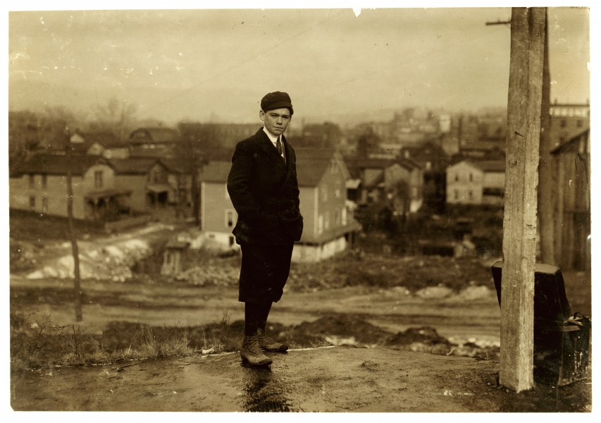 Lewis Hine, Jim McNulty, 15 years old, miner, North Pittston, Pennsylvania, 1911