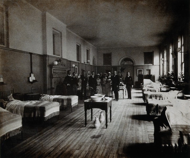 Lister and his assistants in the Victoria ward, King's Colle Wellcome V0027908