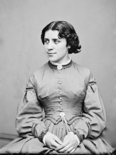Mathew Brady, Anna Elizabeth Dickinson, between 1855 and 1865