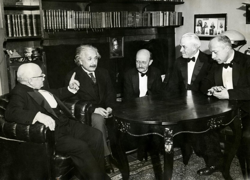 Nernst, Einstein, Planck, Millikan, Laue in 1931