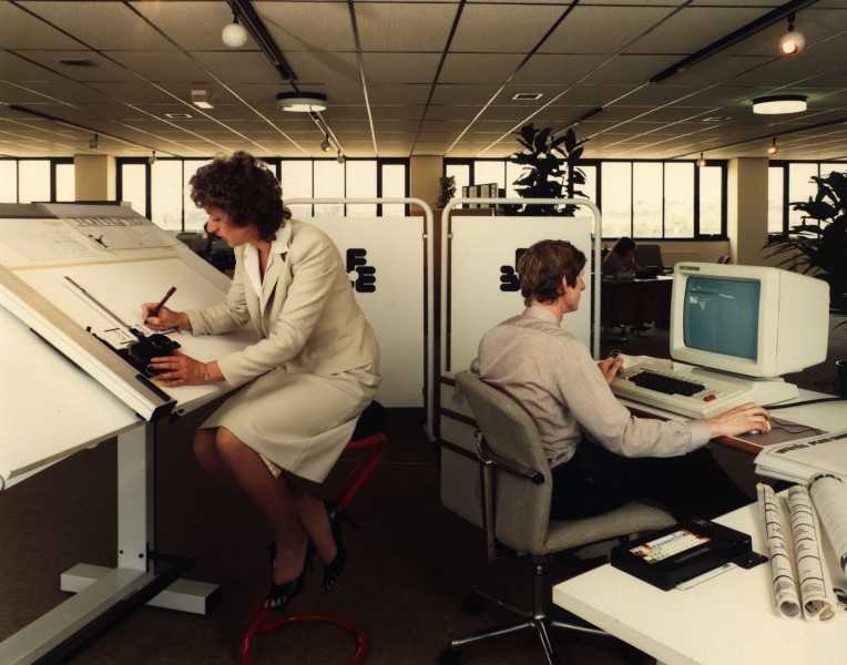 Office workers in the 1970's (9717154582)