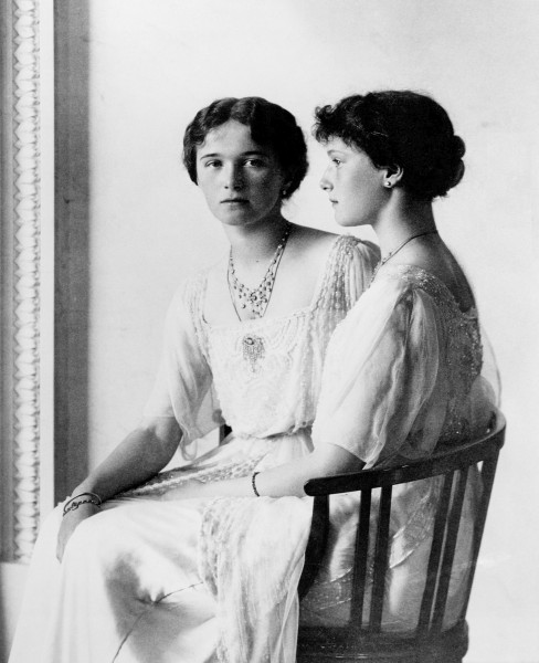 Olga and Tatiana, Czar's daughters (LOC)