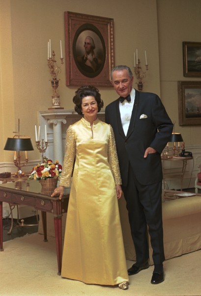 Portrait of President Johnson and Lady Bird