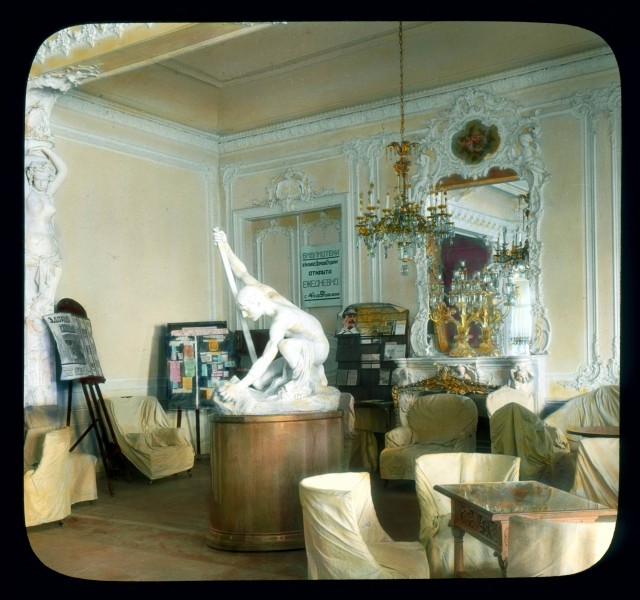 Saint Petersburg. Yelagin Palace interior of palace converted to a workers' club