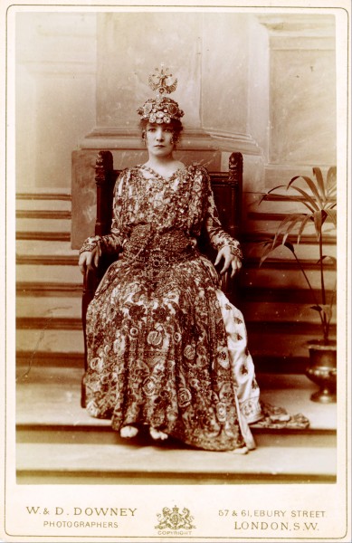 Sarah Bernhardt as the Empress Theodora