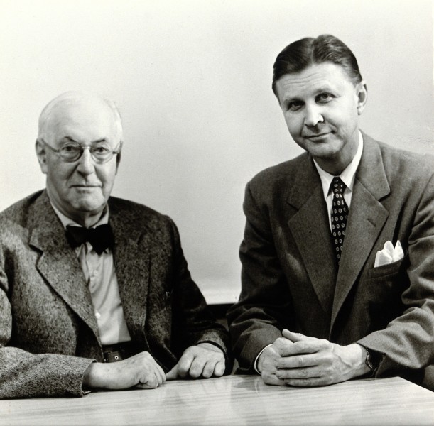 Sir Henry Hallett Dale and Charles Frederick Code. Photograp Wellcome V0026252