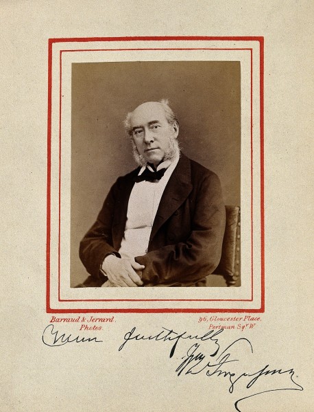 Sir William Fergusson. Photograph by Barraud & Jerrard, 1873 Wellcome V0028389