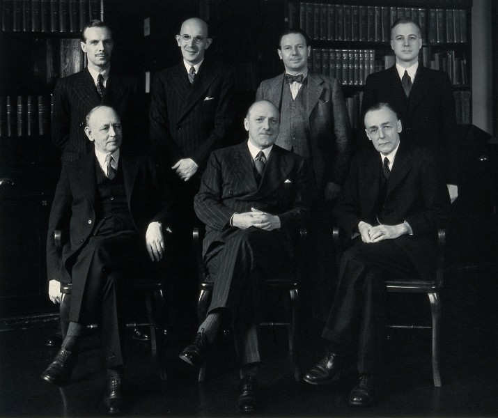 The board of the Wellcome Foundation Ltd. Photograph, 1945. Wellcome V0027813