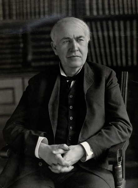 Thomas Alva Edison. Photograph. Wellcome V0026323