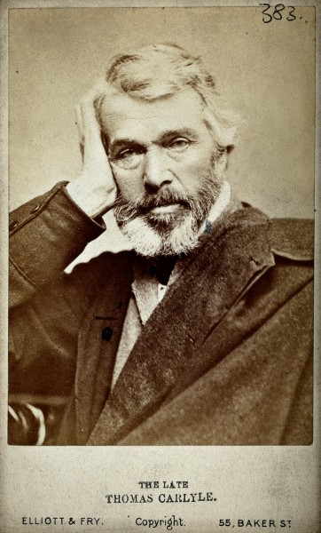 Thomas Carlyle. Photograph by Elliott & Fry. Wellcome V0027634