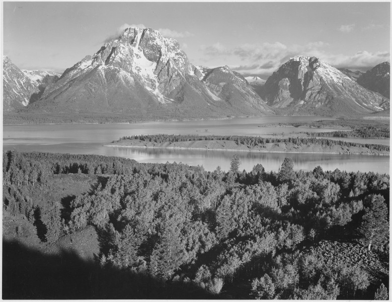 View across river valley toward 