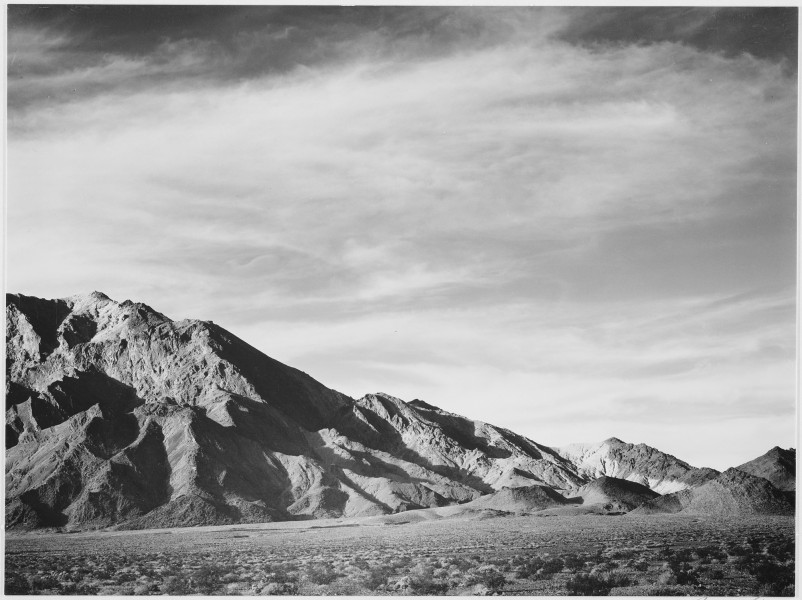 View of mountains, 