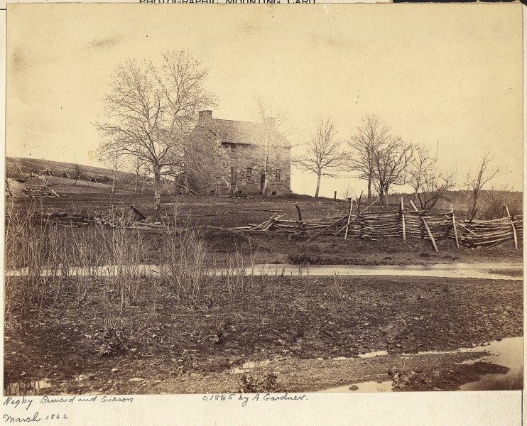 Virginia, Bull Run. Battlefield, Matthews House - NARA - 533282