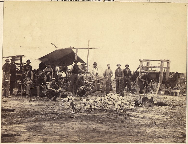 Virginia, Petersburg, Field workshop in the Ninth Army Corps. - NARA - 533344