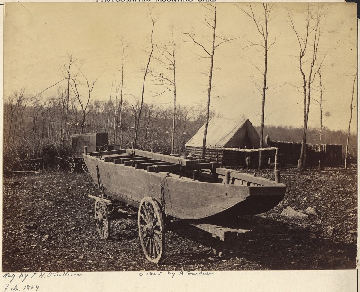 Virginia, Pontoon boat used by the Army of the Potomac - NARA - 533332