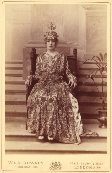 W. & D. Downey (British, active 1867 - 1908) - (Sarah Bernhardt as the Empress Theodora in Sardou's 
