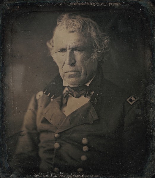 Zachary Taylor daguerreotype by Mathew Brady