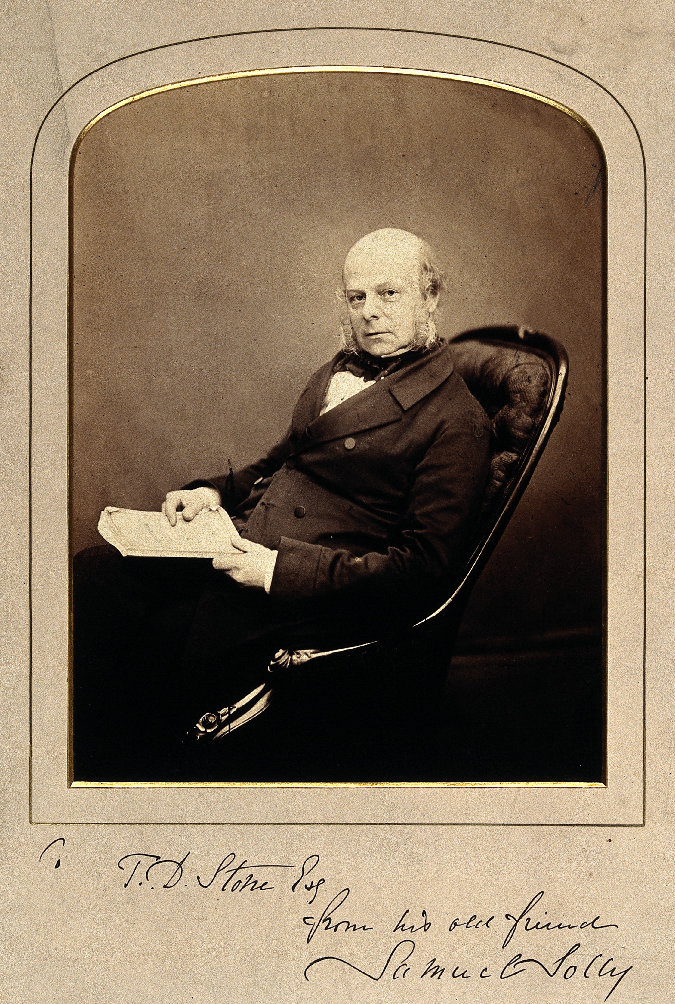 Samuel Solly. Photograph. Wellcome V0027196