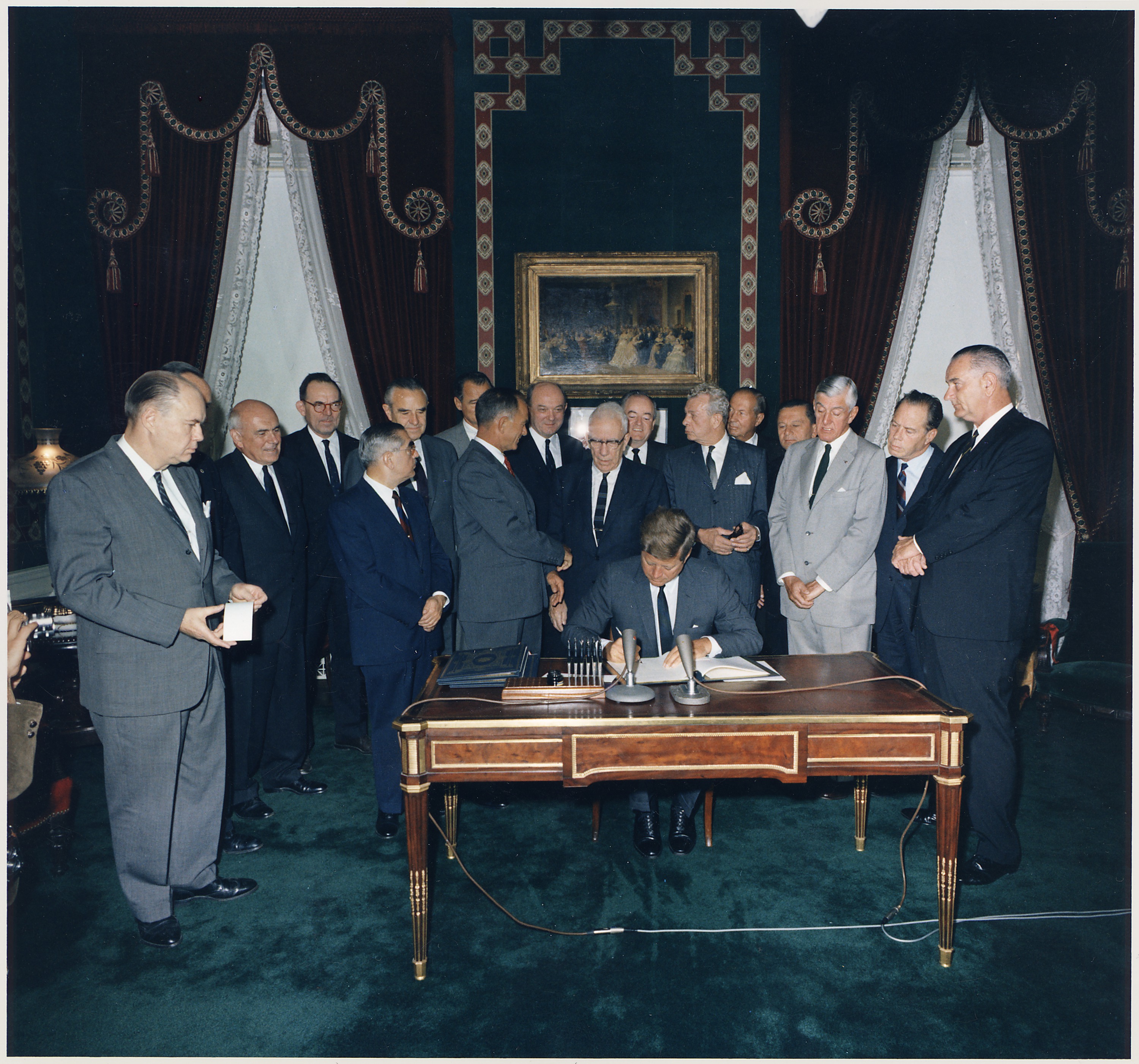 Signing of the Nuclear Test Ban Treaty - NARA - 194230