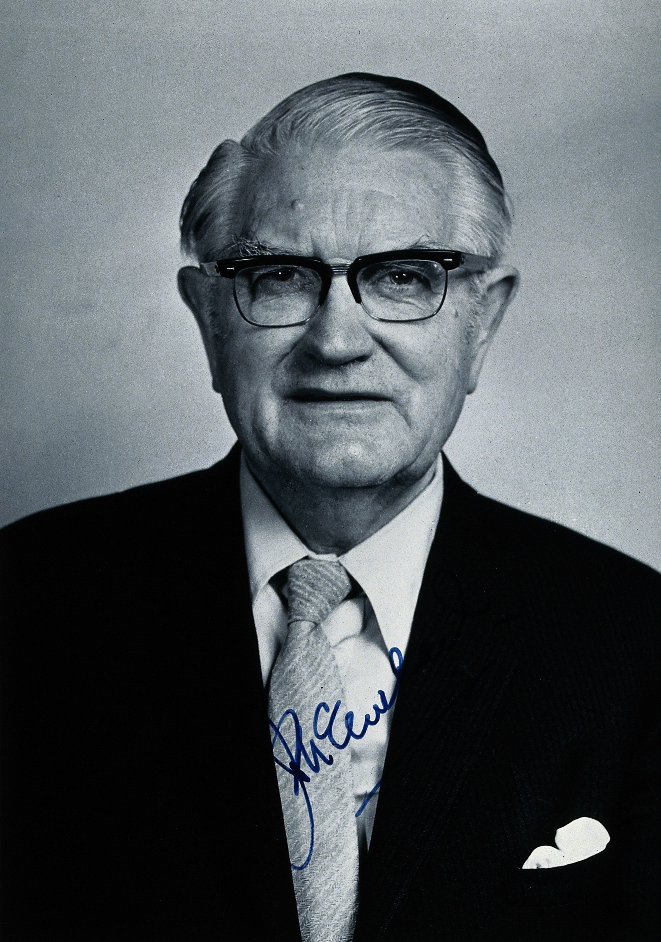 Sir John McMichael. Photograph. Wellcome V0026786