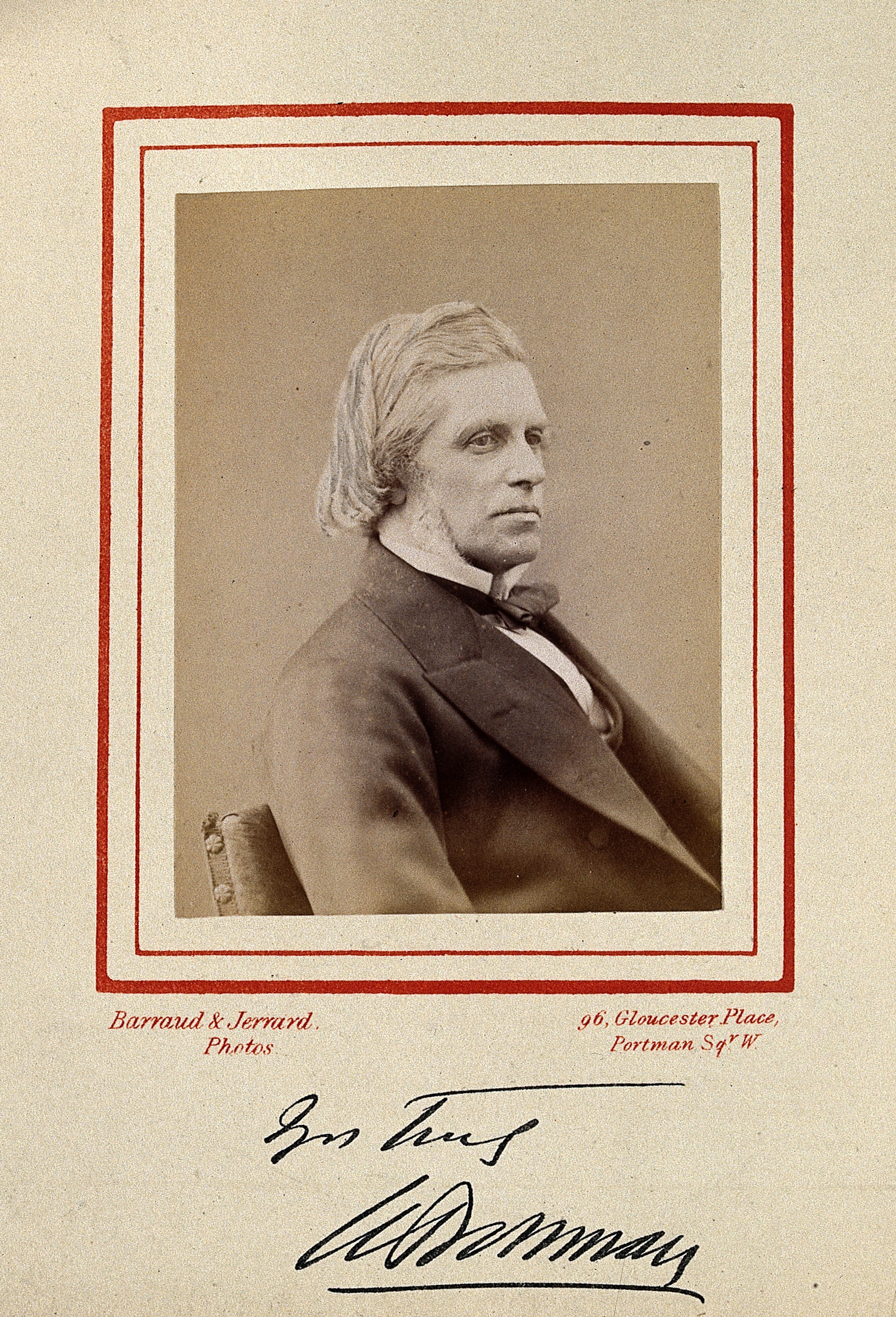 Sir William Bowman. Photograph by Barraud & Jerrard, 1873. Wellcome V0028391