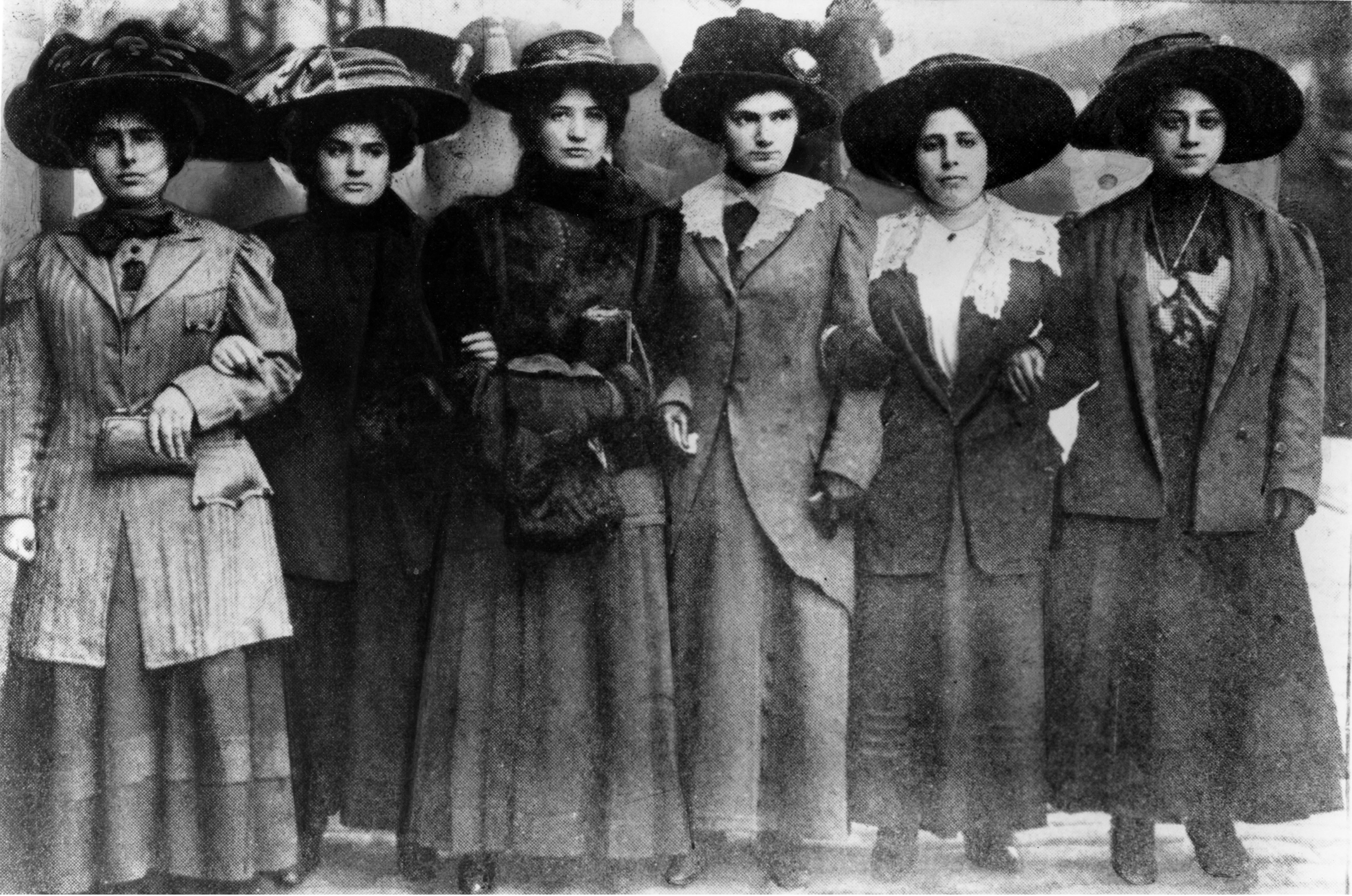 Six Shirtwaist Strike women 1909