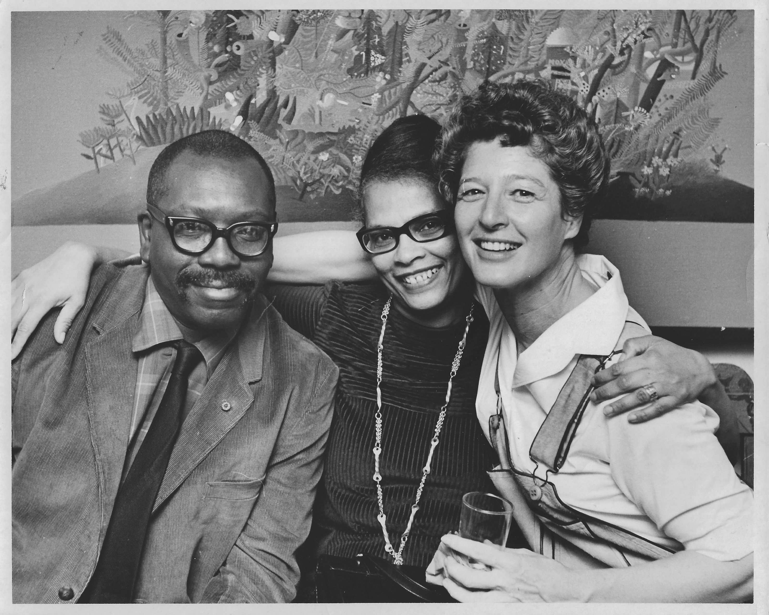 Terry Dintenfass with Jacob and Gwendolyn Lawrence