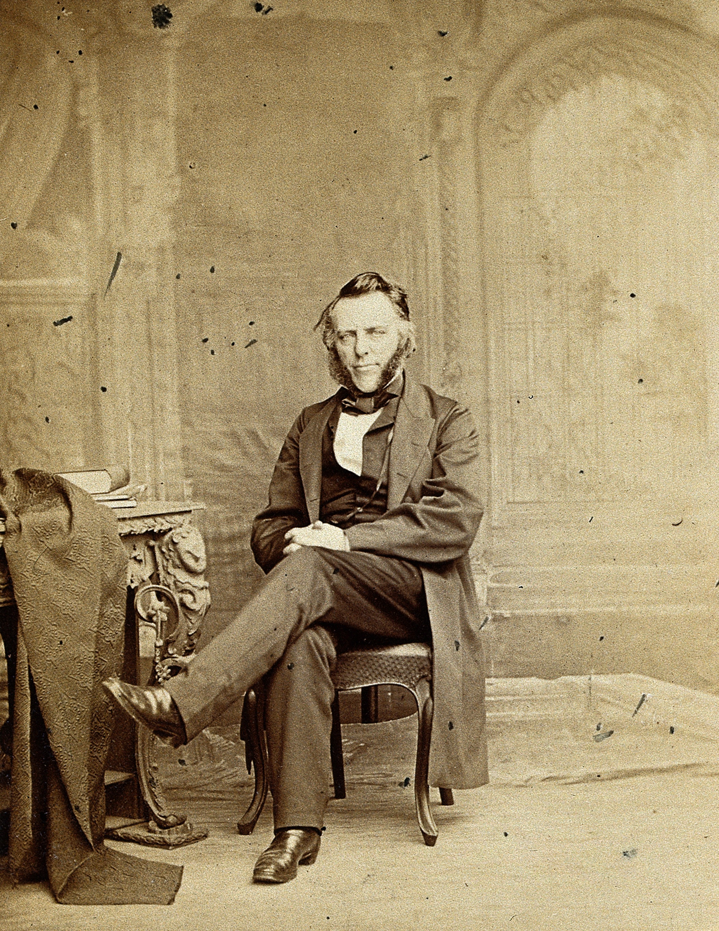 Thomas Herbert Barker. Photograph by Ernest Edwards, 1867. Wellcome V0028420