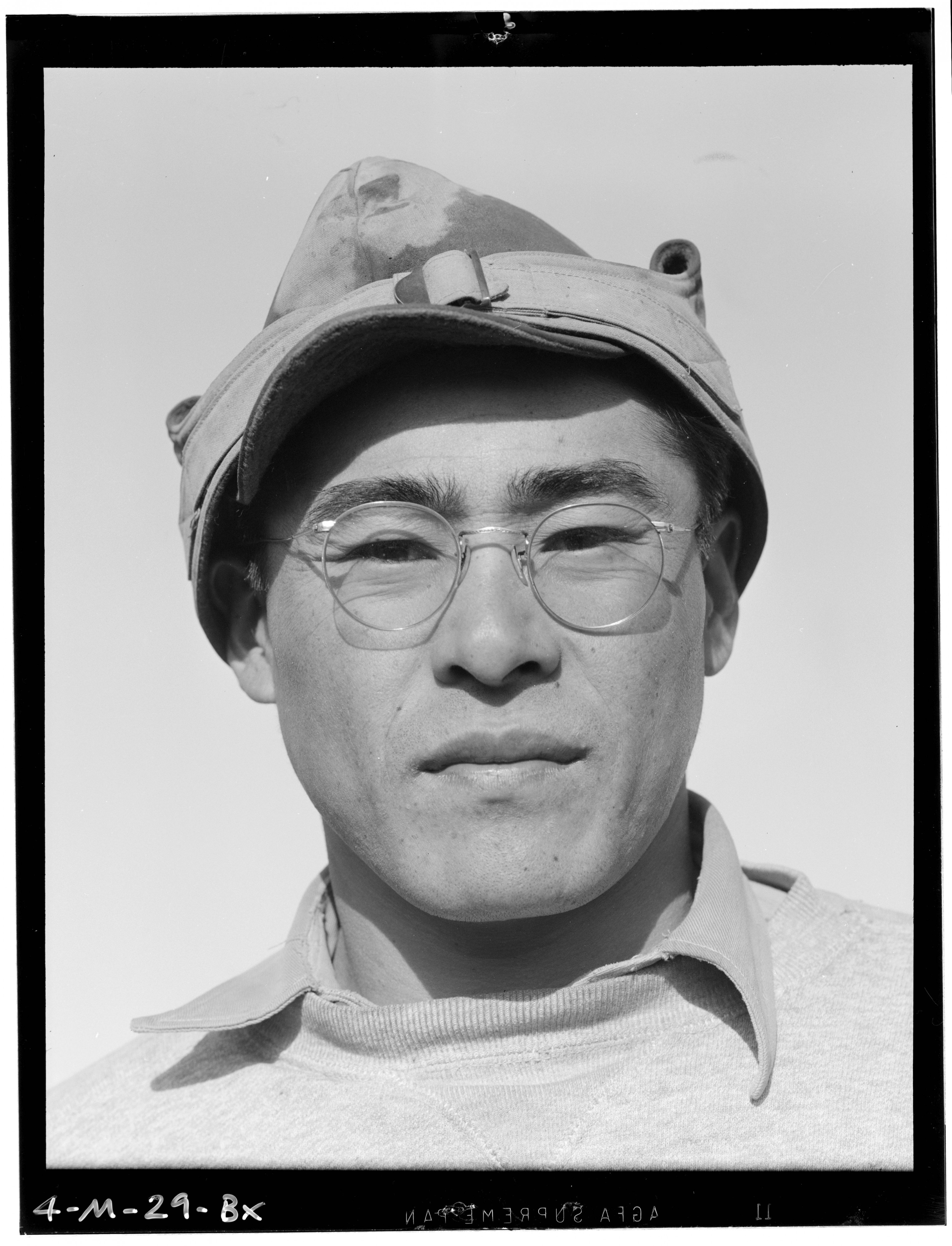 Ansel Adams Manzanar - Ryobe Nojima, farmer, 2 of 2, Manzanar Relocation - LOC ppprs-00051