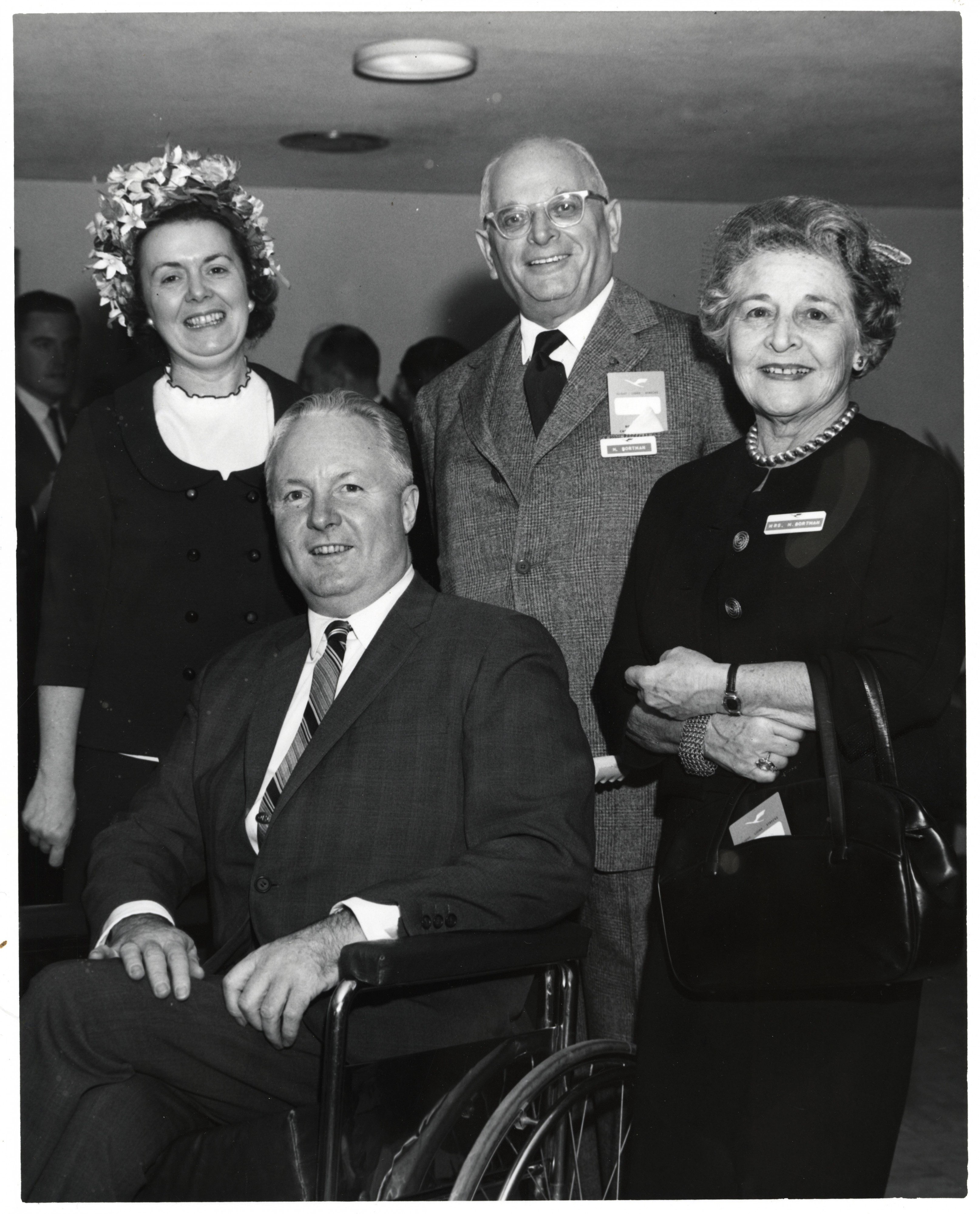 Mary Collins; Mayor John F. Collins; Mark Bortman, Chairman of the Civic Committee of the People-to-People Program; and Llora Bortman (10926557863)