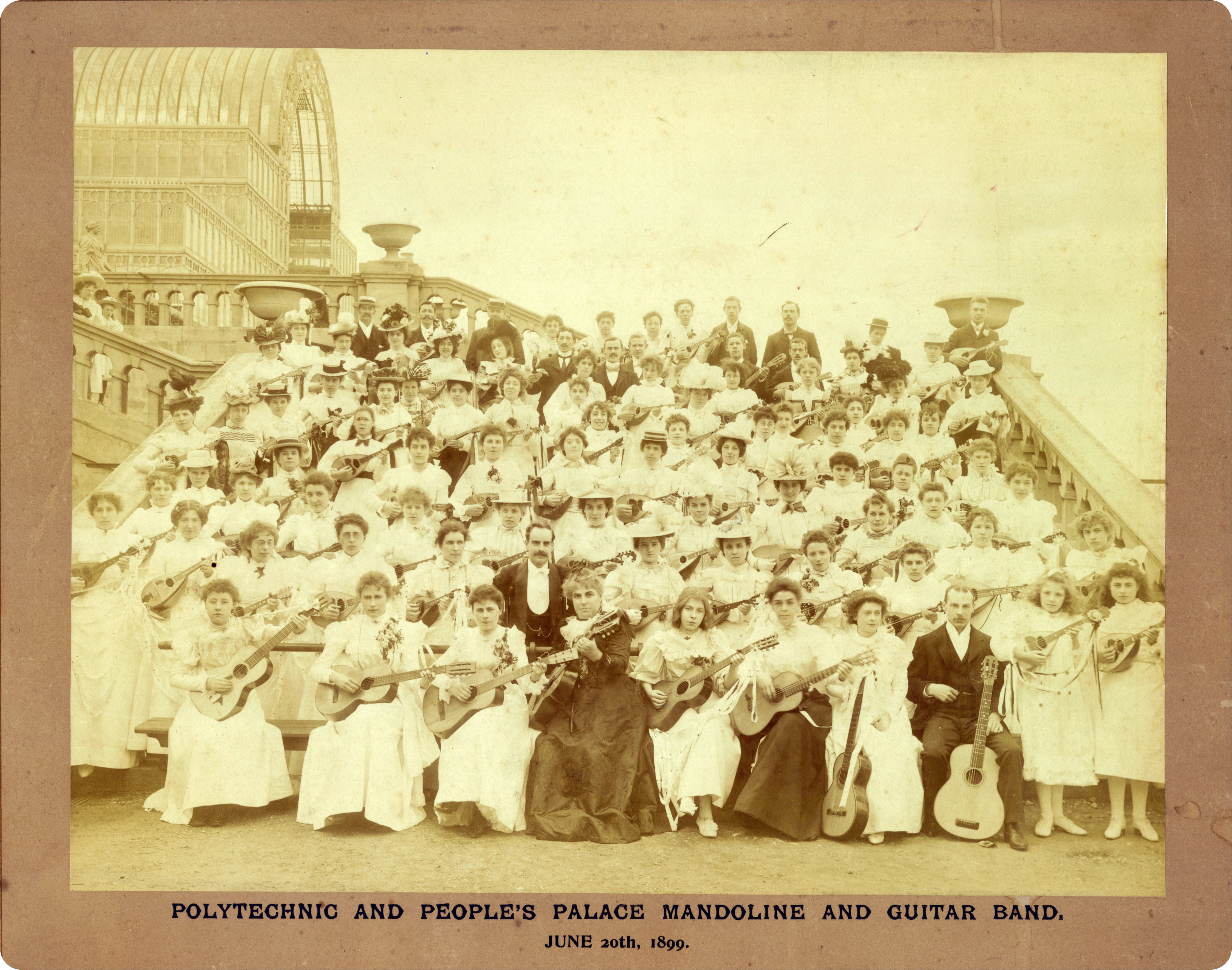 Polytechnic peoples palace mandoline guitar band 1899 crystal palace