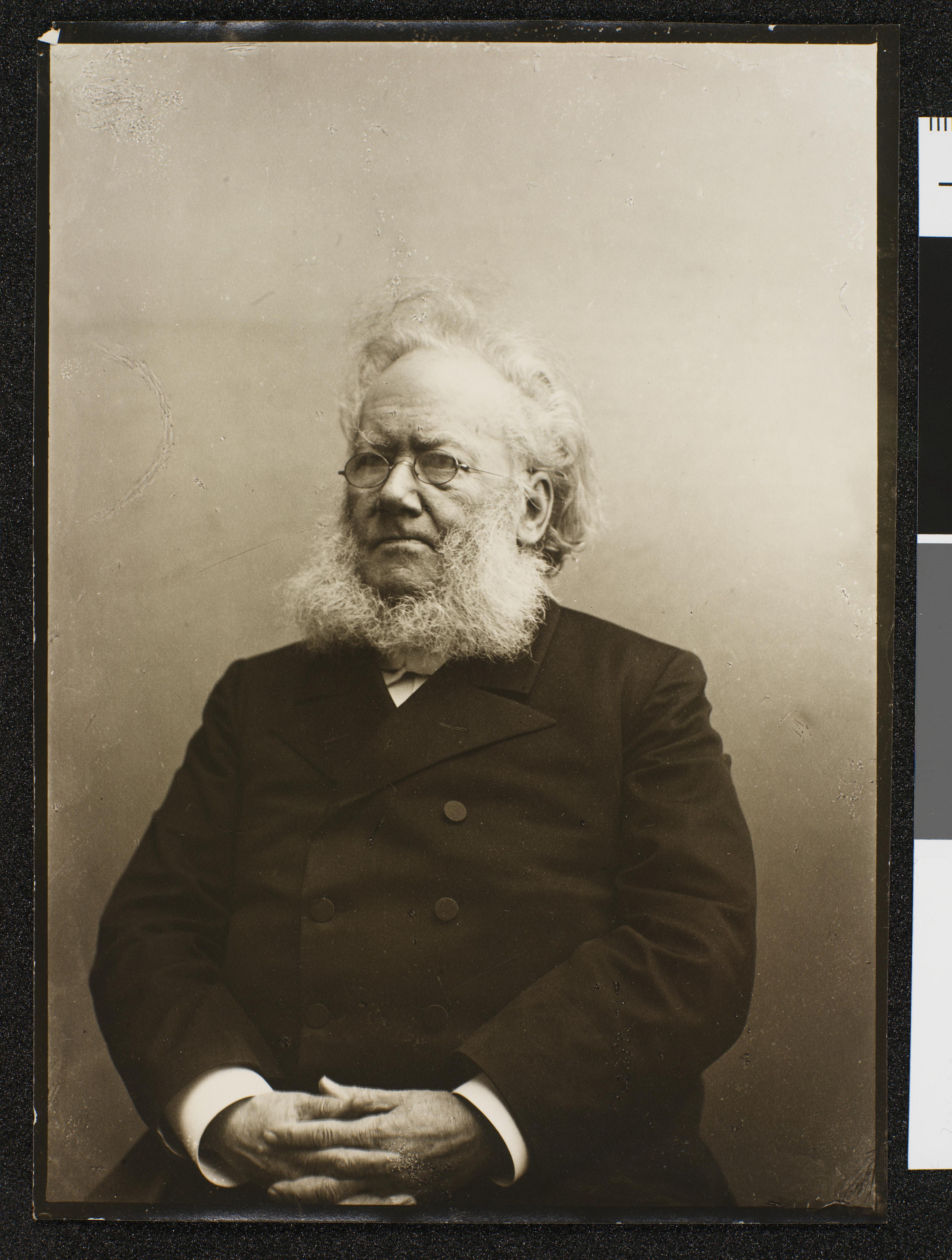 Portrett av Henrik Ibsen, Kristiania 1898 - no-nb digifoto 20160226 00046 bldsa ib1a2007