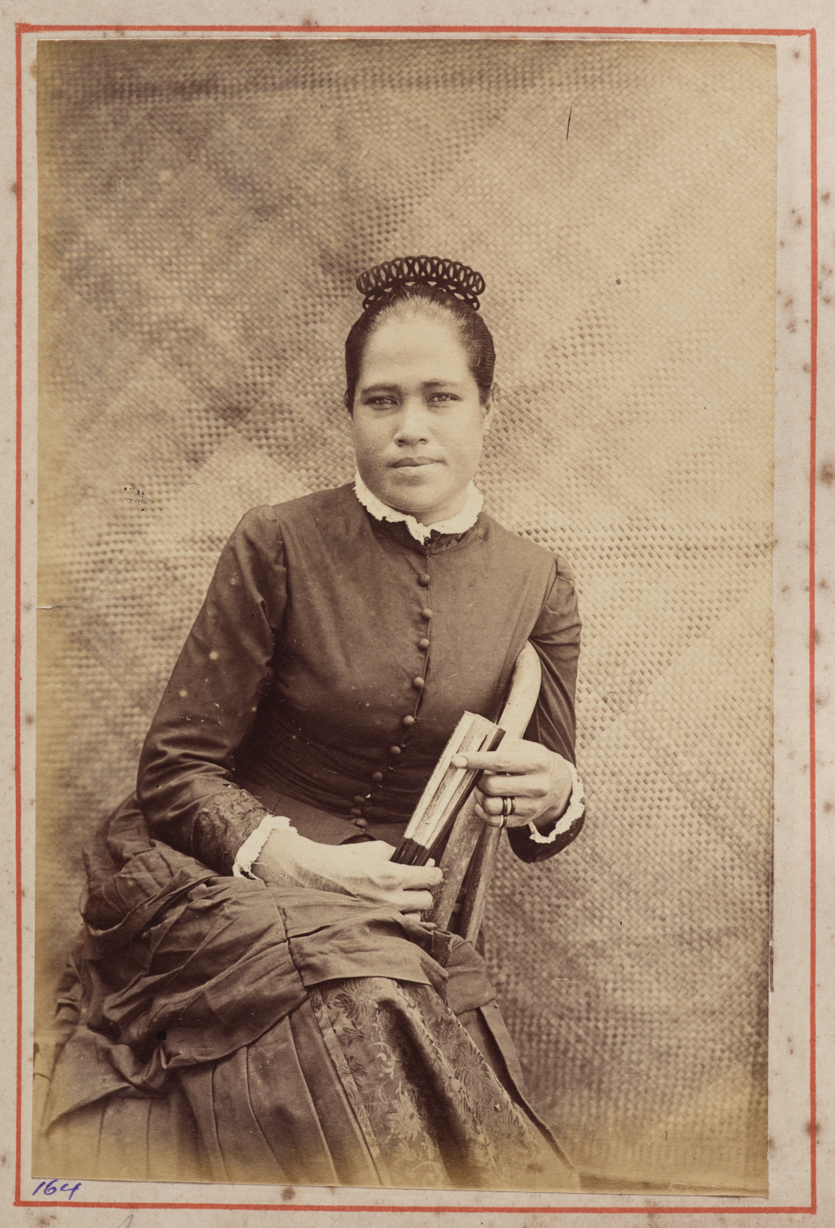 Samoan half caste, photograph by Thomas Andrew, 1886