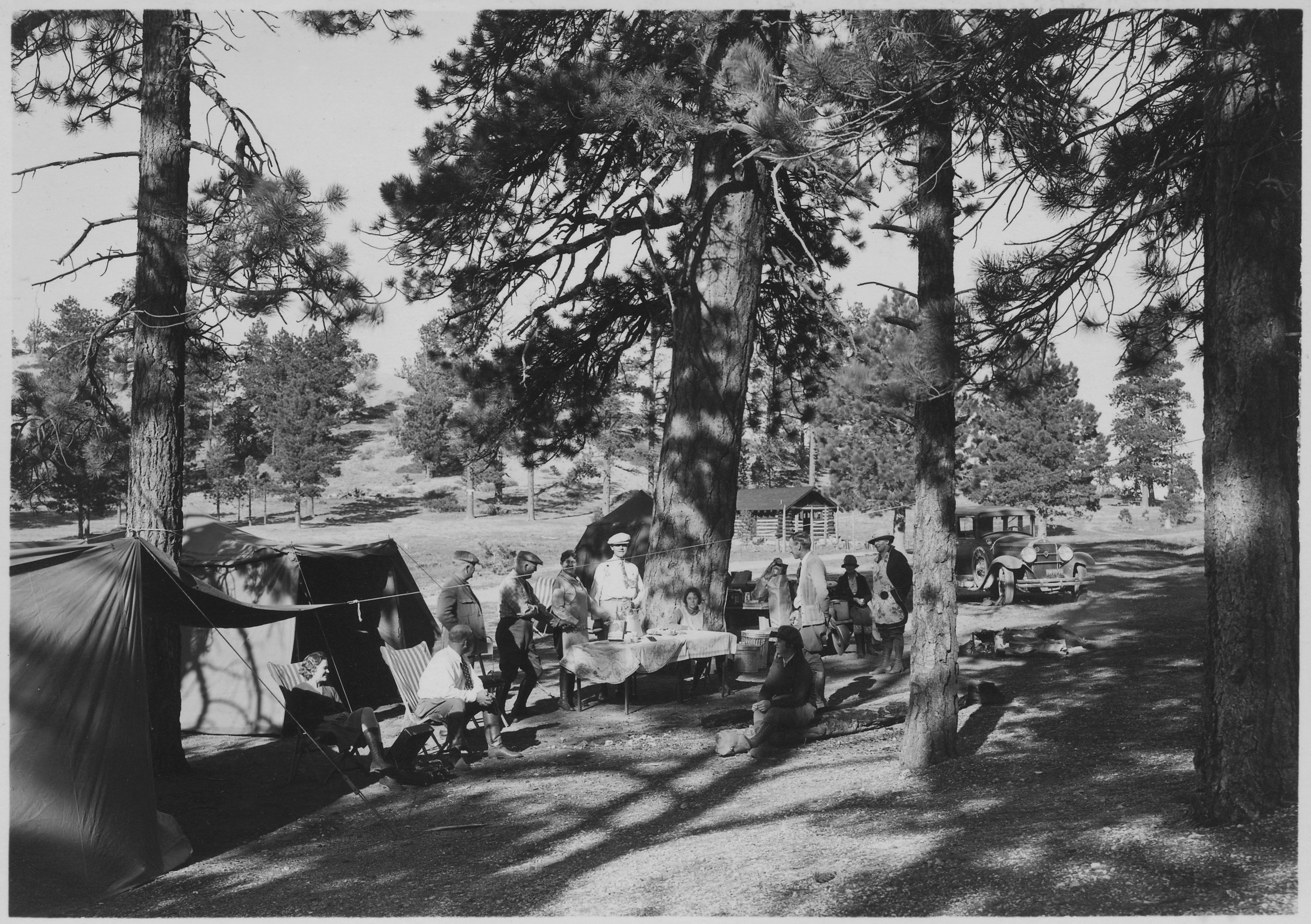 Tourist camp at Bryce Canyon. - NARA - 520220