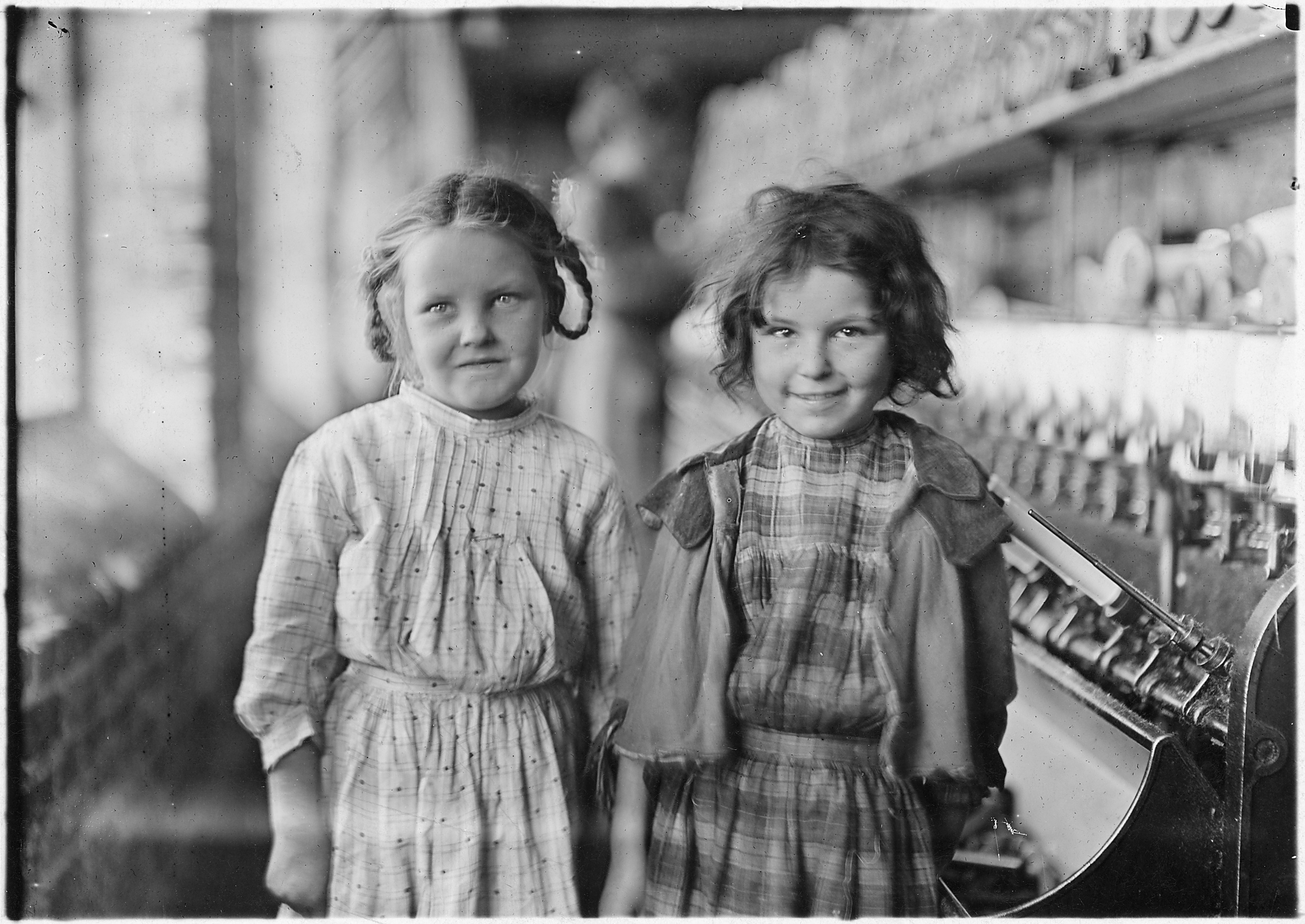 Two of the helpers in the Tifton Cotton Mill. They work regularly. Tifton, Ga. - NARA - 523152