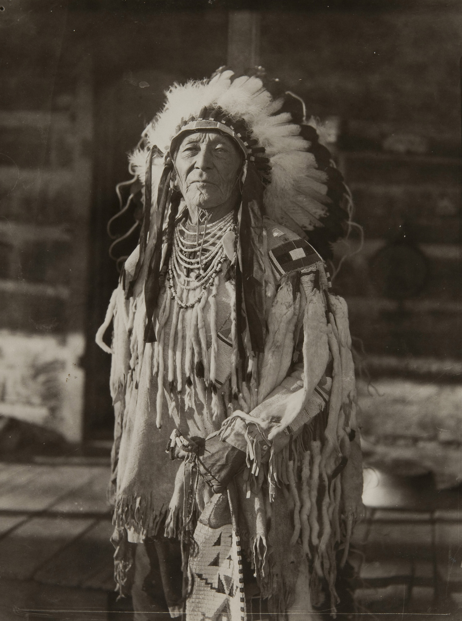 Untitled (Standing Native American)