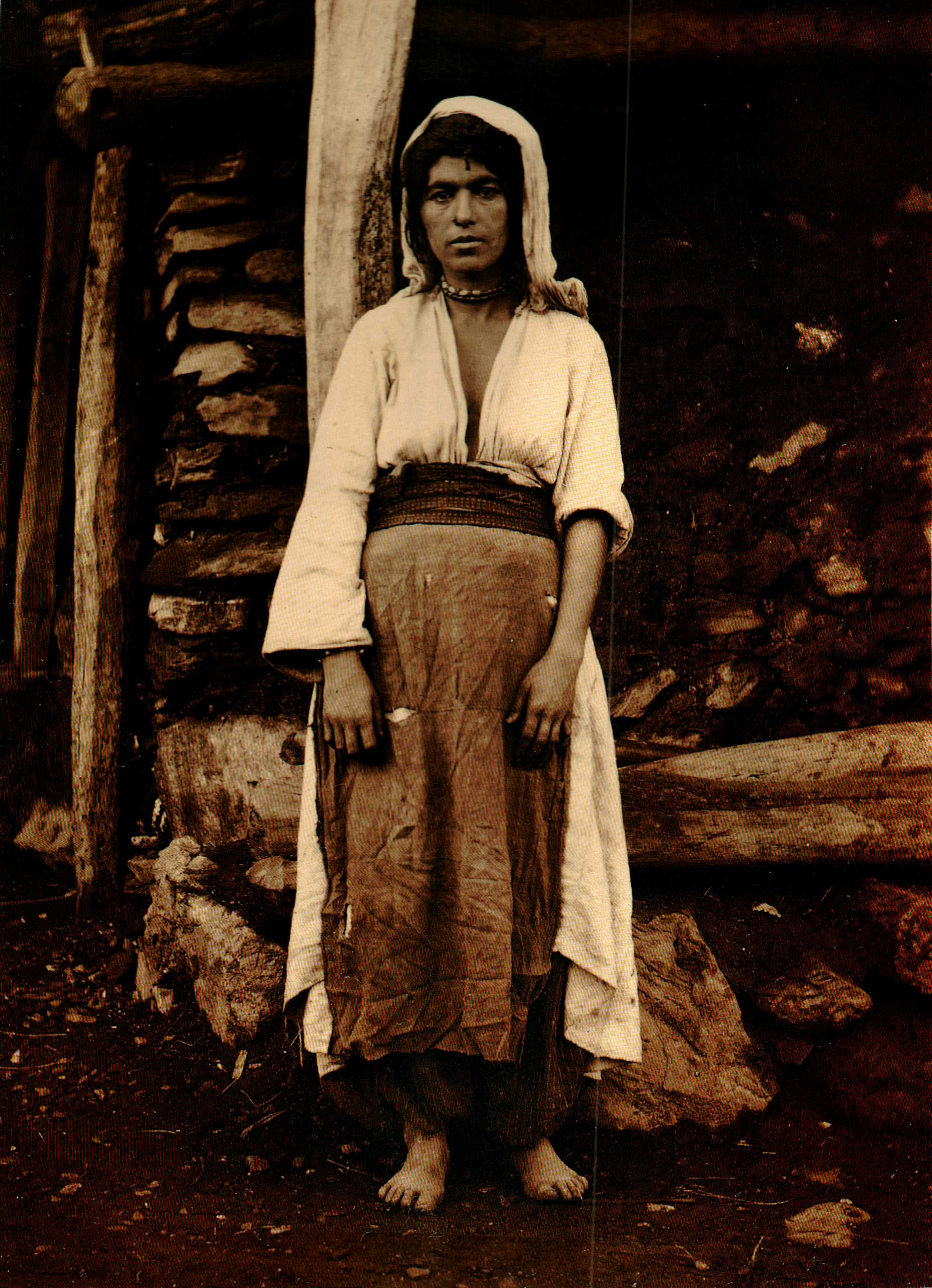 Young Kurd woman at Gotni, Mus plain 1893