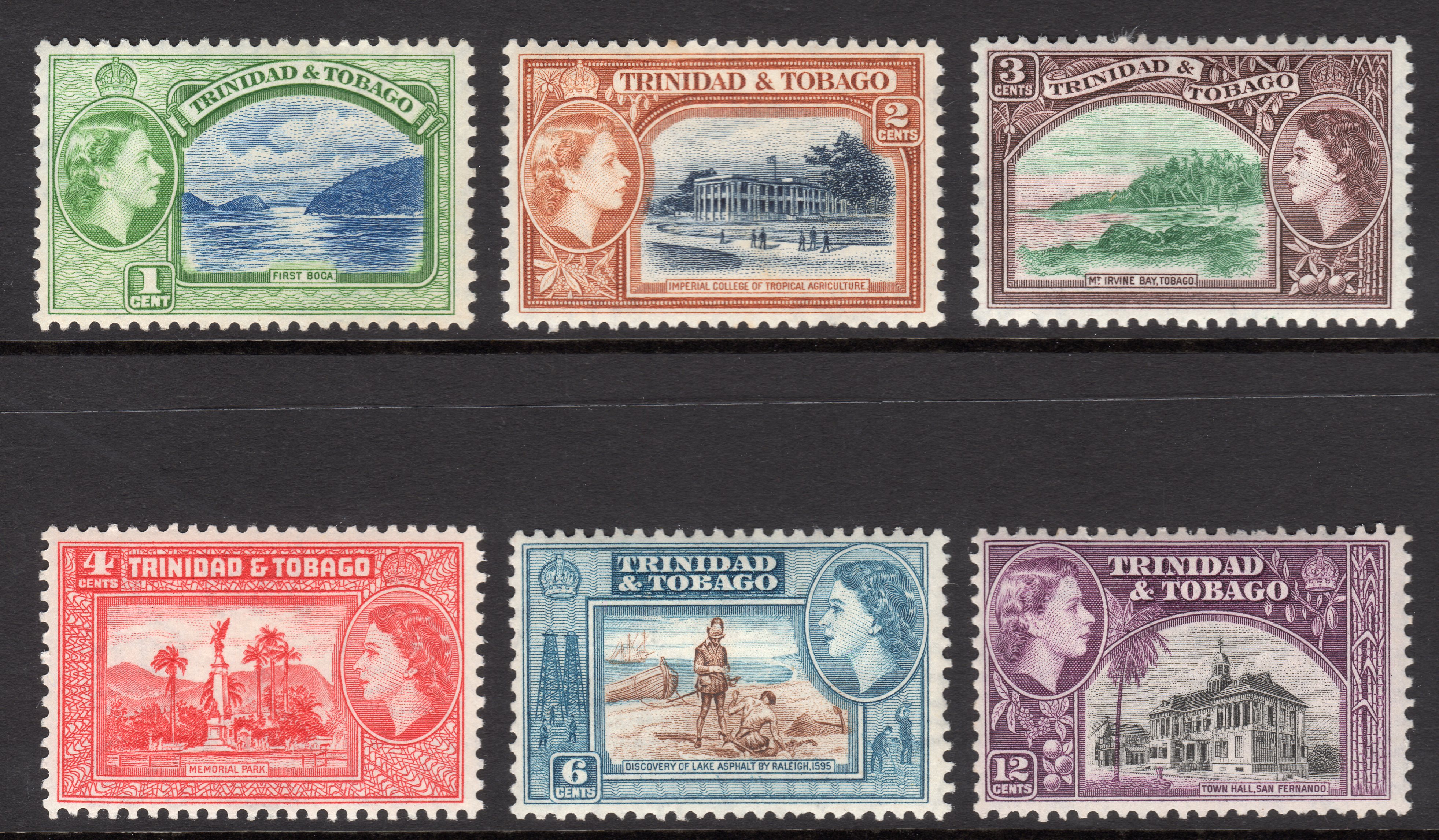 1953 stamps of Trinidad and Tobago