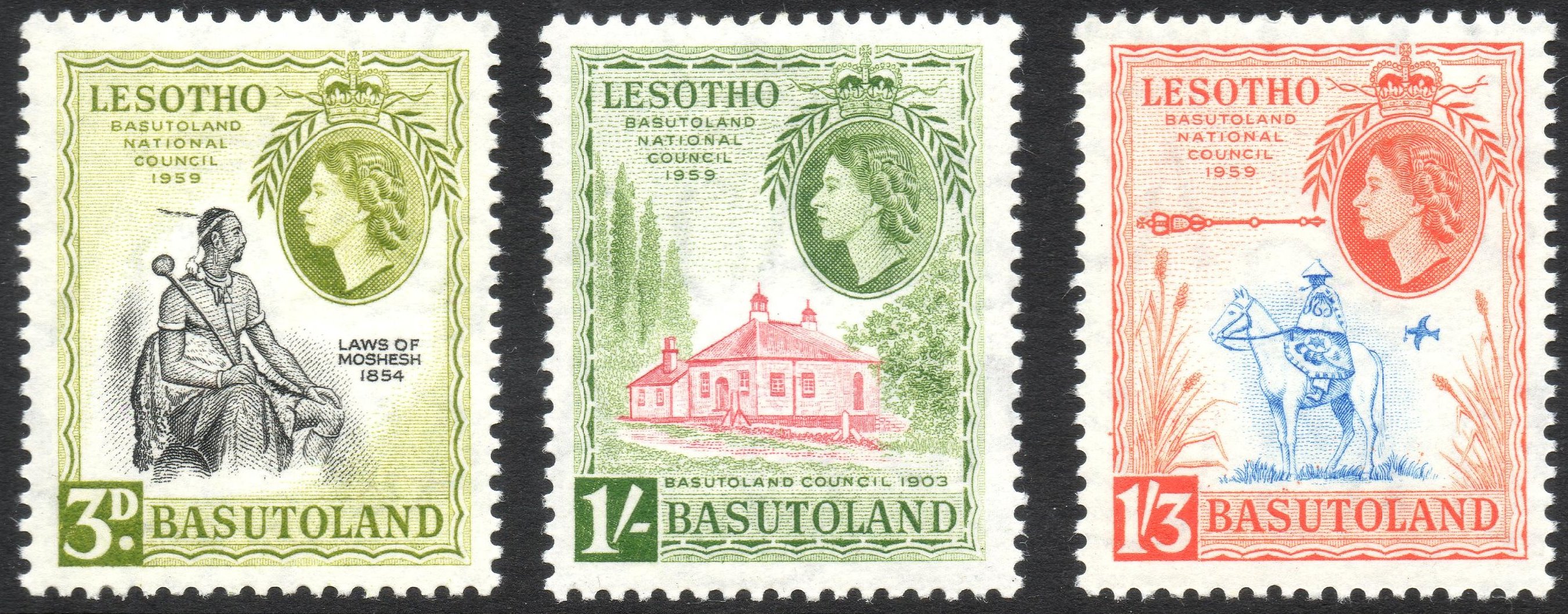1959 Basutoland National Council stamps