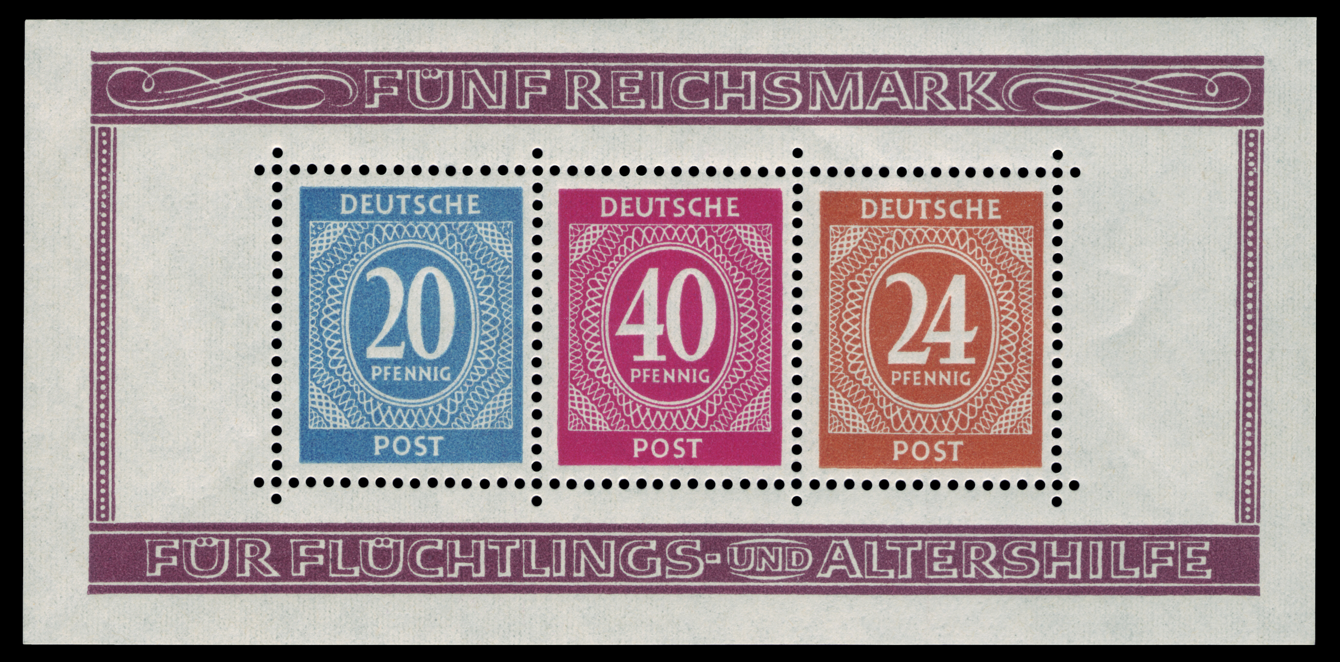Alliierte Besetzung 1946 Block 12A