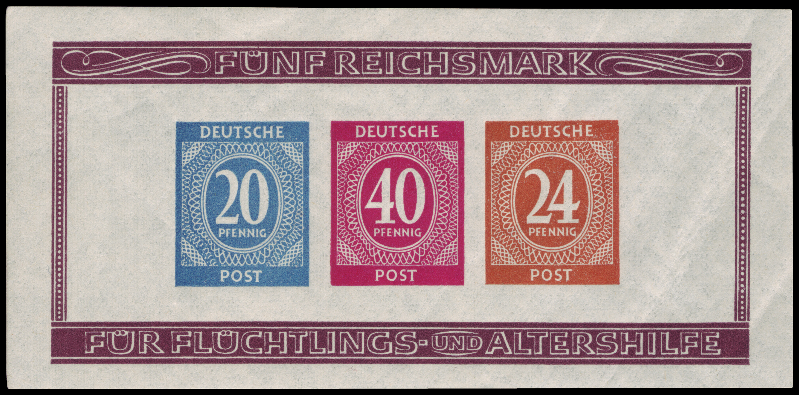 Alliierte Besetzung 1946 Block 12B