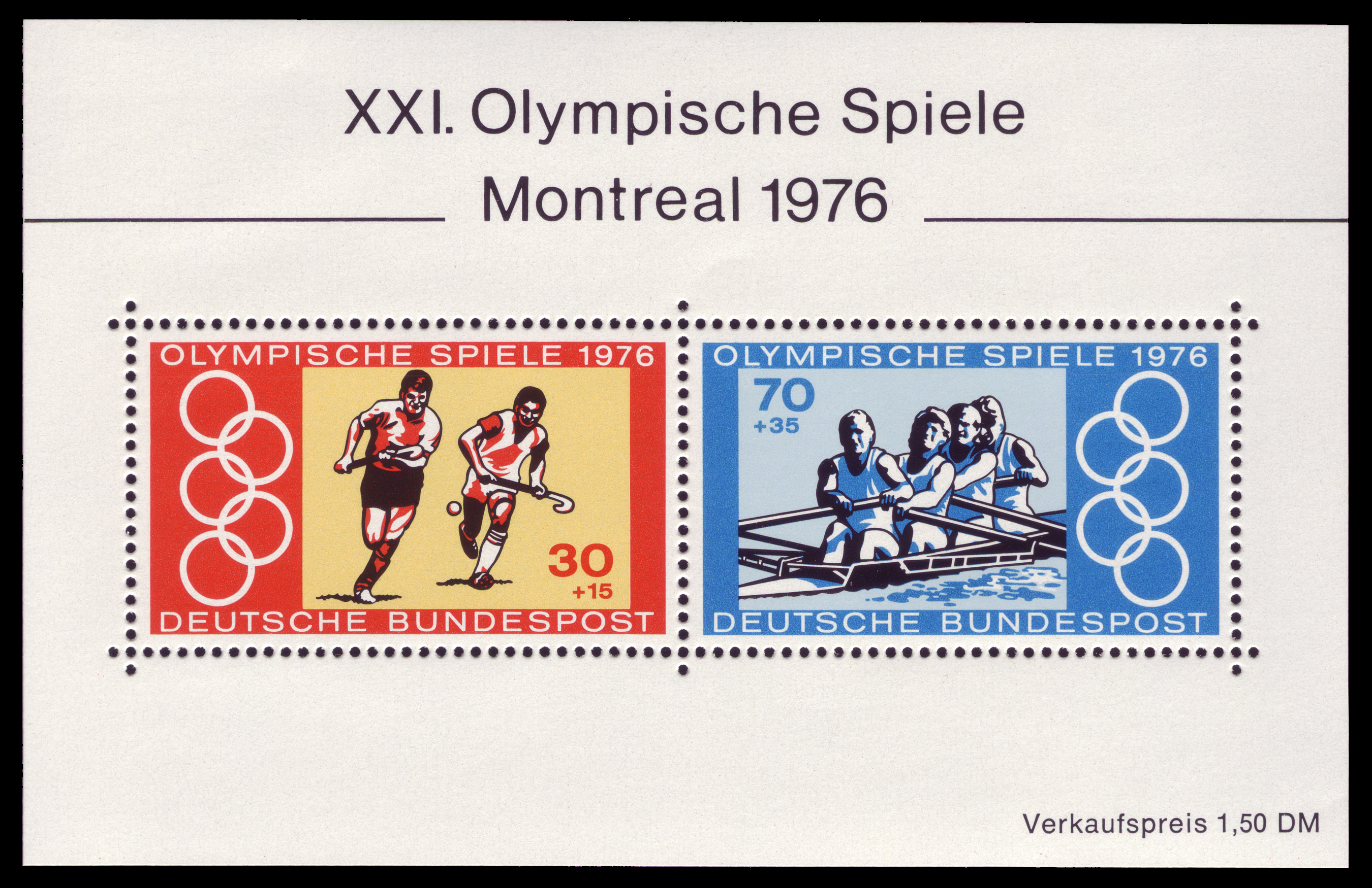 DBP 1976 Block 12 Olympia