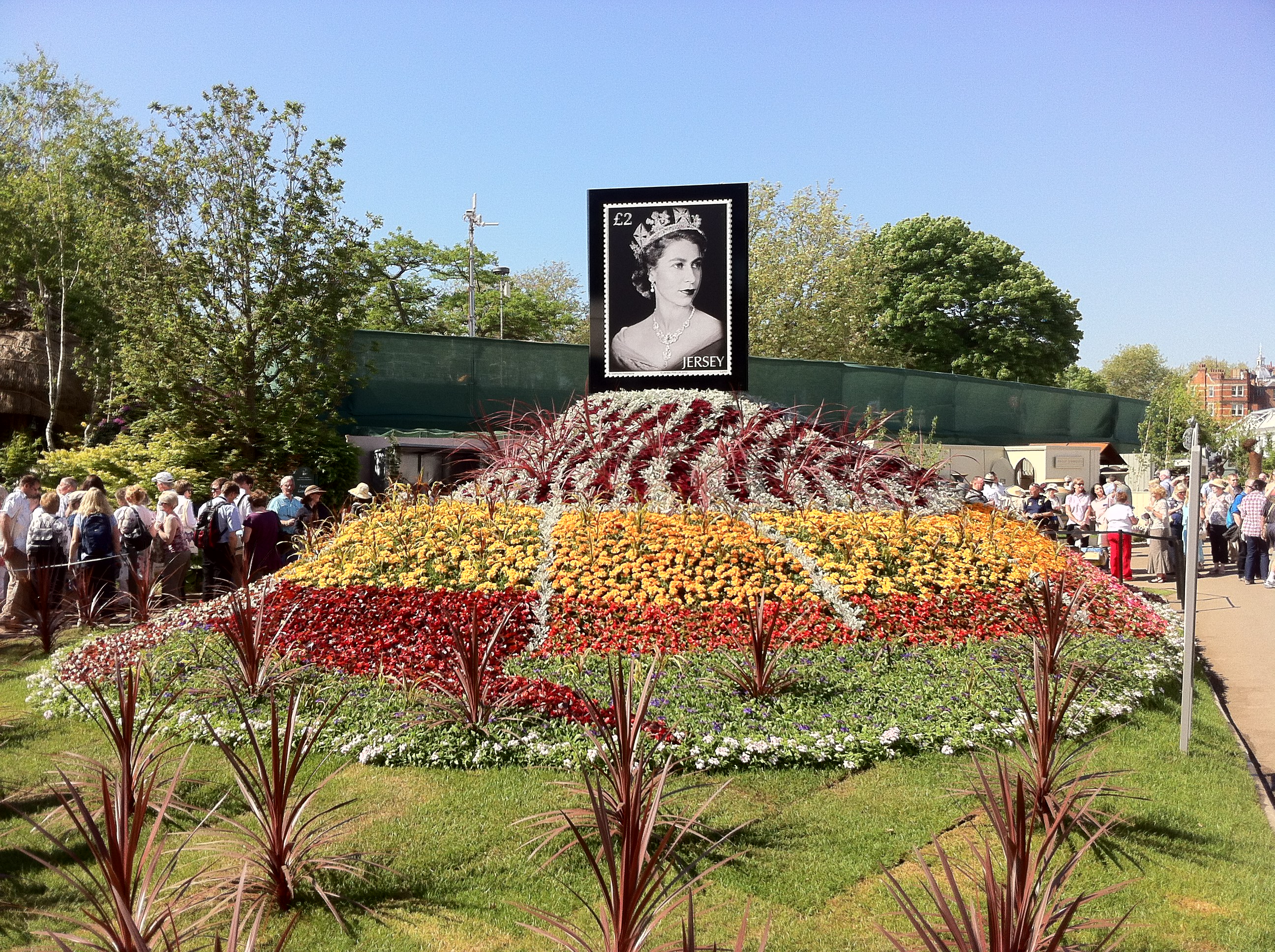 Diamond Jubilee display from Jersey