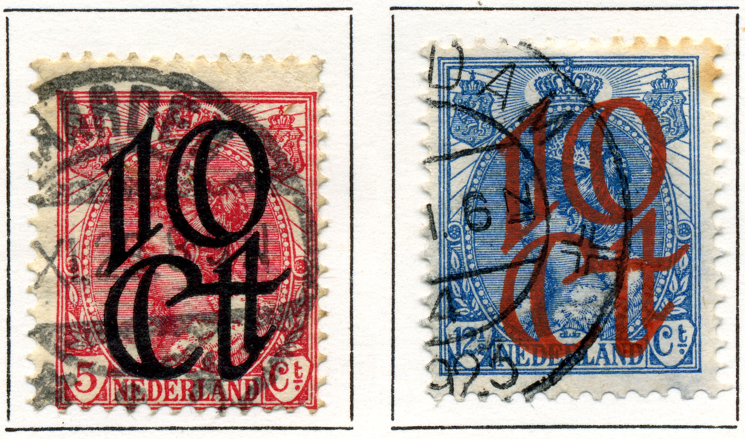 Postzegel 1923 10 cent