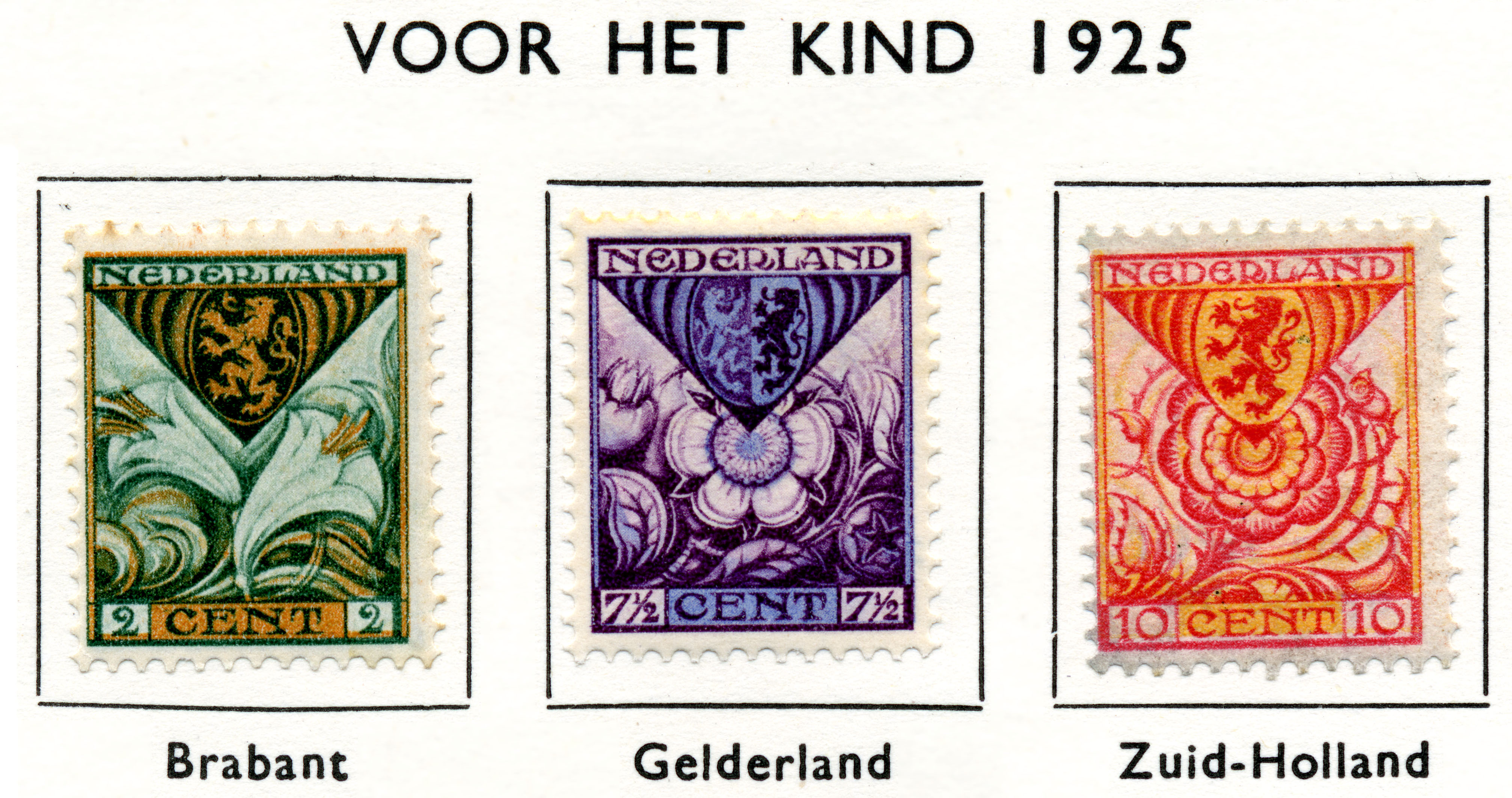 Postzegel 1925 voor her kind