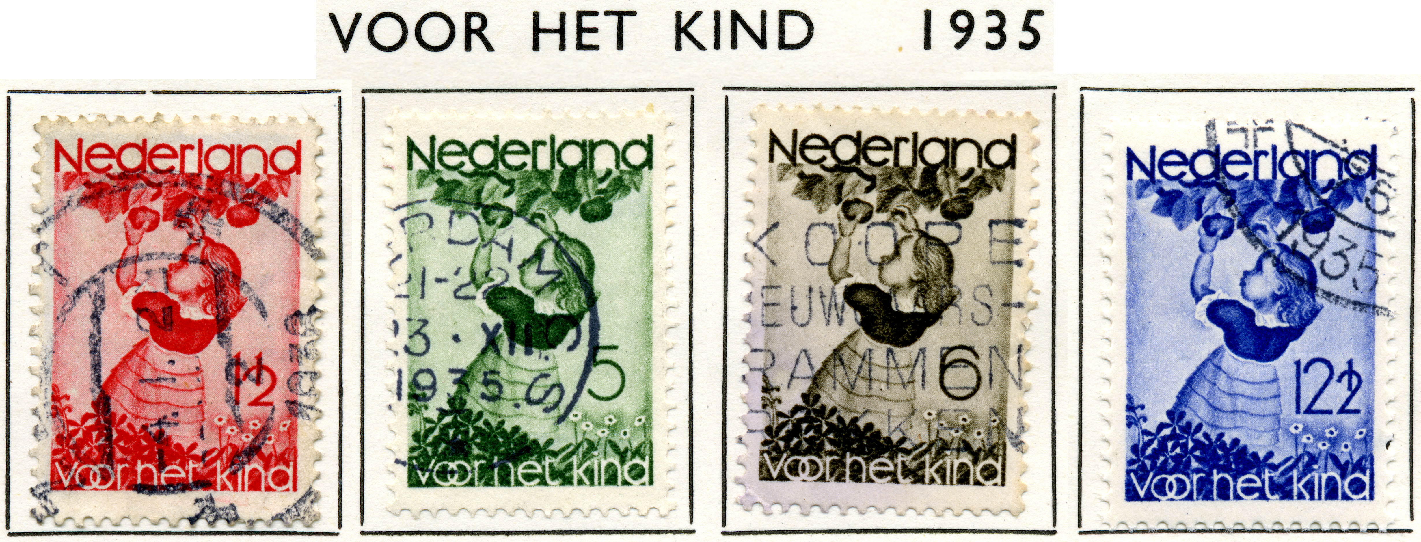 Postzegel 1935 voor het kind